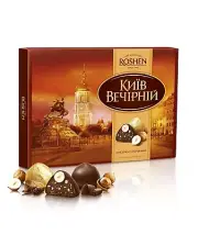 ROSHEN "Kyiv Vechirniy" Ukrainian Assortment Chocolate Candy Gift Box - 176g