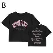 Black Born Pink Concert Around The Same Short-sleeved Cotton T-shirt -NMAOV Black 1 M
