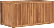 Raised Garden Bed, Elevated Planter Box Plant Container 100x50x50 cm Solid Teak Wood