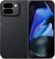 [GIMENOHIG] Thin Lightweight 600D Aramid Carbon Fiber Back Cover Case for Google Pixel 9 Pro Fold Black