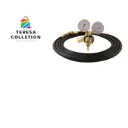 Industrial Argon Regulator/Flowmeter Gauges for MIG and TIG Welders + 10 Feet...