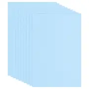 Light Blue Non Adhesive EVA Foam Sheet 12 x 8 Inch 2mm Thick EVA Felt, 10 Pcs
