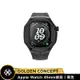 【Golden Concept】Apple Watch 45mm 黑橡膠錶帶 黑錶框 WC-SPIII45-BK-BK