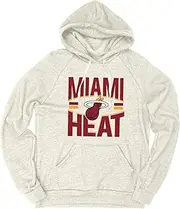 Blue 84 NBA Officially Licensed Tri-Blend Hooded Sweatshirt Basketball Stars Oatmeal