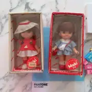 MNT VTG Takara Japan Miki&Maki CITY CHILD Doll Set 1985s