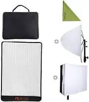 FalconEyes RX-12TD Dimmable 3000K-5600K 50W Waterproof Flexible Studio Light for Photography (RX-12TD Kit)