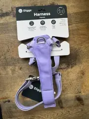 Diggs Dog Adjustable Harness (SMALL) Purple Heavy Duty