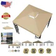 Lightweight 10x10 Outdoor Grill Canopy Replacement - Easy Assembly Included