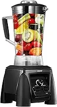 3L Commercial Blender Mixer Juicer Food Processor Soup Smoothie Maker Ice Crusher Meat Grinder High Power Countertop Machine for Kitchen Shop 2300W