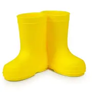2Pc Cute Cartoon Silicone Rain Boots Toothbrush Holder Bathroom Self-Adhesive Toothbrush Holder
