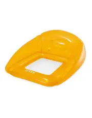 [Intex] Transparent Single Seat Vinyl Pool Inflatable Lounge 104x102cm in Multi