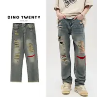 在飛比找蝦皮購物優惠-破洞牛仔褲 DINO TWENTY SINCE 2020 復