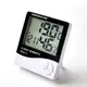 HTC-1 大螢幕電子溫溼度計 高精度室內溫度計 濕度計 數位時鐘 鬧鐘 (含稅)【佑齊企業 iCmore】