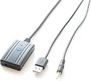 Car 12V Bluetooth 5.0 Car Kit Phone Call Handsfree Adapter Wireless Radio Stereo AUX-in Aux Cable USB 3.5MM Jack Plug