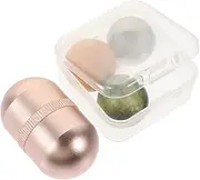 FOMIYES 1 Set Volcanic Stone Ball Eye Ice Roller Tighten Skin Jade Ball Roller Salon Massage Tool Quartz Jade Roller Eye Massagers Makeup Tools Facial Tools Face Beauty Products Pink