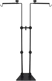 Abu I Pet Adjustable Floor Light Lamp Holder 2 Hooks Hanger for Reptiles