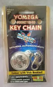 Vintage Yomega Pocket Yoyo Keychain RARE Saber Brain, Brand New and Sealed !