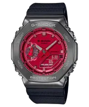 G-Shock Metal Casioak Black and Red Analogue GM2100B-4A