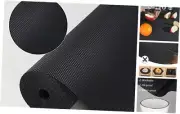Kitchen Shelf Liner Drawer Liners, Non-Adhesive 23.6"W x 236.2"L Black