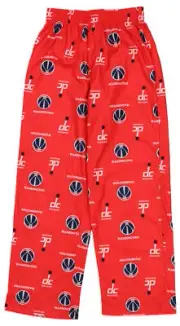 Outerstuff NBA Youth (4-16) Washington Wizards All-Over Print Lounge Pant, Red