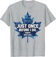 [Sojlreurs] Just Once Before I Die, Maple Leaf Canada Vintage T-Shirt