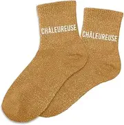 [STC] Warm Sequin Socks, Multi-Colour, Medium, multicoloured, Medium