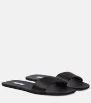 [Prada] Prada Silk satin slides M black