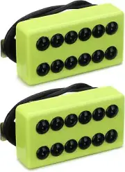 Seymour Duncan Invader Humbucker Set - Toxic Yellow Cover