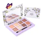 Matte Eyeshadow Palette, Vegan Eyeshadow Palette with Brush, 8 Shades Nude