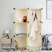 DIY 6 Cube Kid Storage Cupboard Cabinet Compartment Wardrobe Rack Shelf