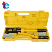 16MT Hydraulic Wire Crimper Crimping Tool Battery Cable Lug Terminal 11 Dies New