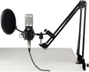 Blastking IP-MIC KIT-BLK Condenser Microphone 3 pin XLR Freq Response 20Hz-20kHz