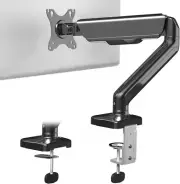 VIVO Single Monitor Height Adjustable Counterbalance Pneumatic Arm Desk Mount...