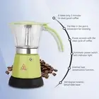 480W Electric Mocha Pot Coffee Pot 220V EU Plug (green)