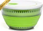 Prepworks by Collapsible Salad Spinner - 4 Quart Green