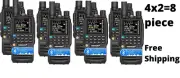 (Pack of 8)TIDRADIO TD-H3 Ham Radio 8-Band Rechargeable 2500mAh Large Batteries