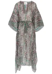 Isabel Marant Bagadhi Printed Cotton-blend Maxi Dress - Ecru - 38 (UK 10 / S) 38 (UK 10 / S)