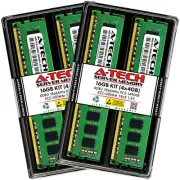 A-Tech 16GB 4x 4GB PC3-14900E ECC Unbuffered DDR3 1866MHz DIMM Server Memory RAM