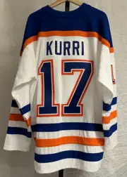 Mitchell & Ness 1986-87 Oilers Jari Kurri Vintage Home Jersey Men's Size XL -NWT