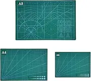 3Pcs Cutting Mat,Self Healing Cutting Mat A3 A4 A5,Double Sided Cutting Mats for Crafts,Craft Mats Fabric Leather Cutting Quilting Modeling Hobby Project