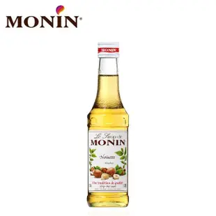 即期品【MONIN】榛果風味糖漿250ml(調酒 調飲 榛果拿鐵 DIY 效期至:2024/10/19)