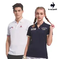 在飛比找momo購物網優惠-【LE COQ SPORTIF 公雞】短袖POLO衫 男女-