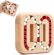 Rotating Magic Bean Fingertip, Wooden Spinning Magic Cube Toys