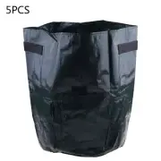 5 Pack 10 Gallon Grow Bags Plant Growing Bags Portable Potato Grow Bags