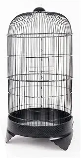 Bird Supplies Round Bird Cage Hanging Bird Cage Medium and Large Bird Cage Bird Carrier Bird Cage Frame Suitable for Most Birds Bird Playground