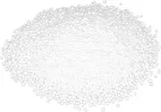 Generic U-Shaped Pillow Filling White Foam Bean Bag Filler 4-6mm Snowy Beads for Crafts Decor and Snow Scene