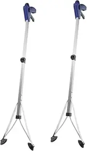 2pcs Garbage Clip Picker Upper Grabber Garbage Folder Trash Picker Upper Tool Trash Clamp Garbage Grabber Quick Litter Clip Durable Clip Litter Picker Grabber Long Trash Picker