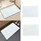 Bath Mat Washable Trendy Soft Lightweight Floor Mat for Kitchen SPA Toilet