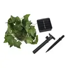 Solar Lights Leaf Fairy Lights Outdoor Garland Solar Lamp Christmas for4828