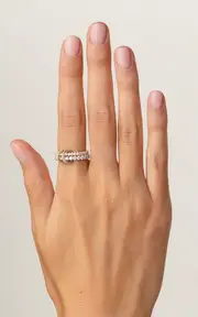 [Spinelli Kilcollin] Cadence 18K Yellow Gold and Diamond Ring